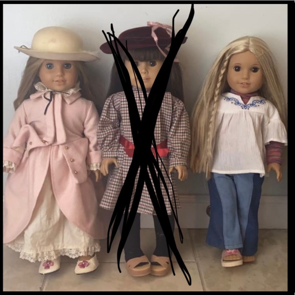 2 American girl dolls (READ DESCRIPTION PLEASE)